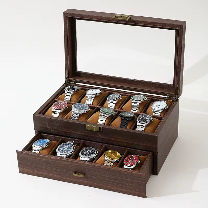 20 watches capacity watch box organizer