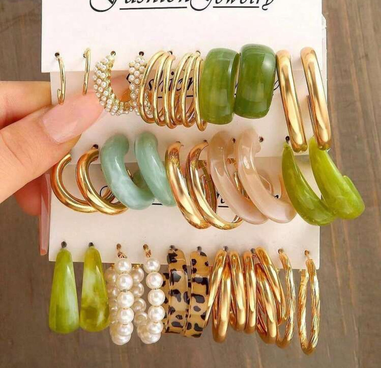 15 pcs set earrings