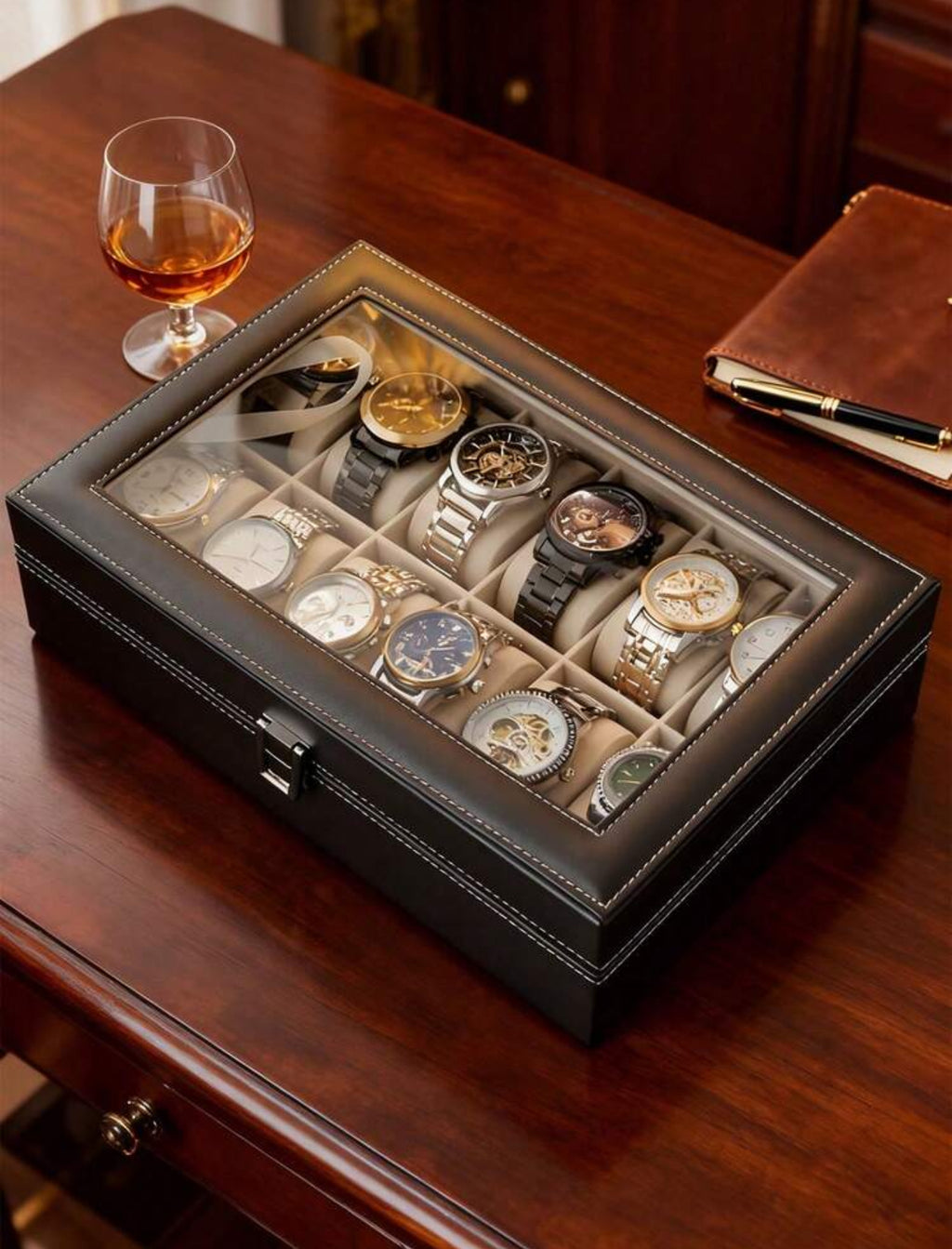 Watches box organizer 6 and 12 slots
