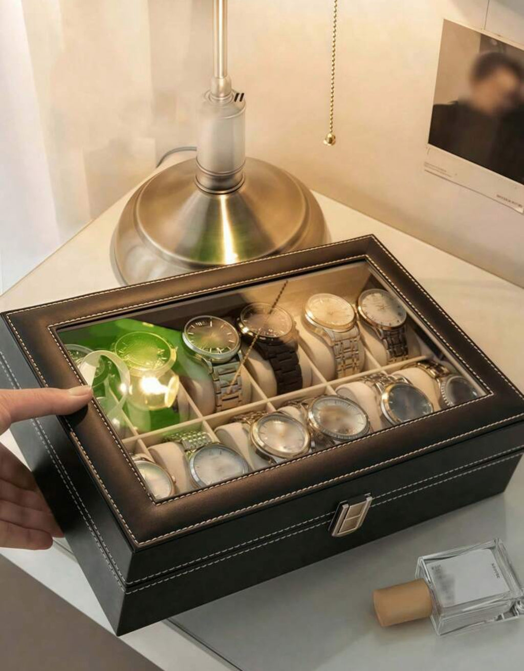 Watches box organizer 6 and 12 slots