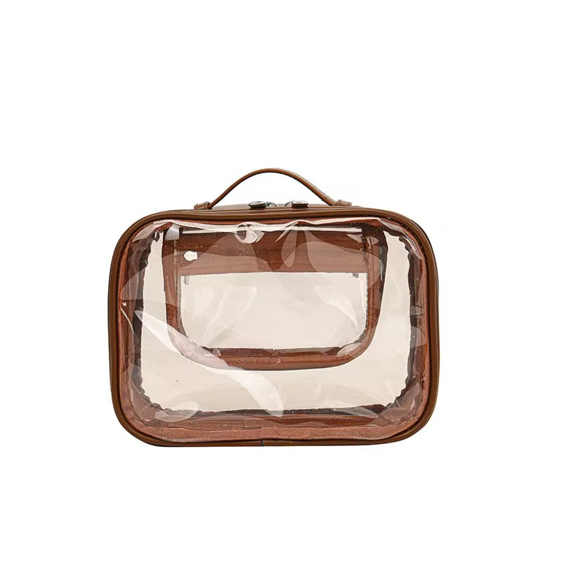 Brown makeup Bag