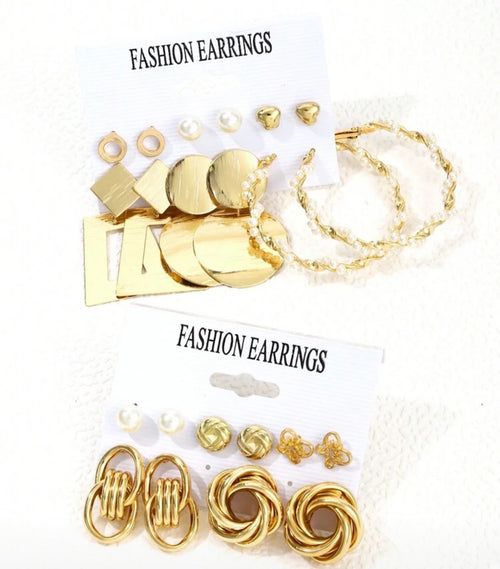 11 pcs set earrings