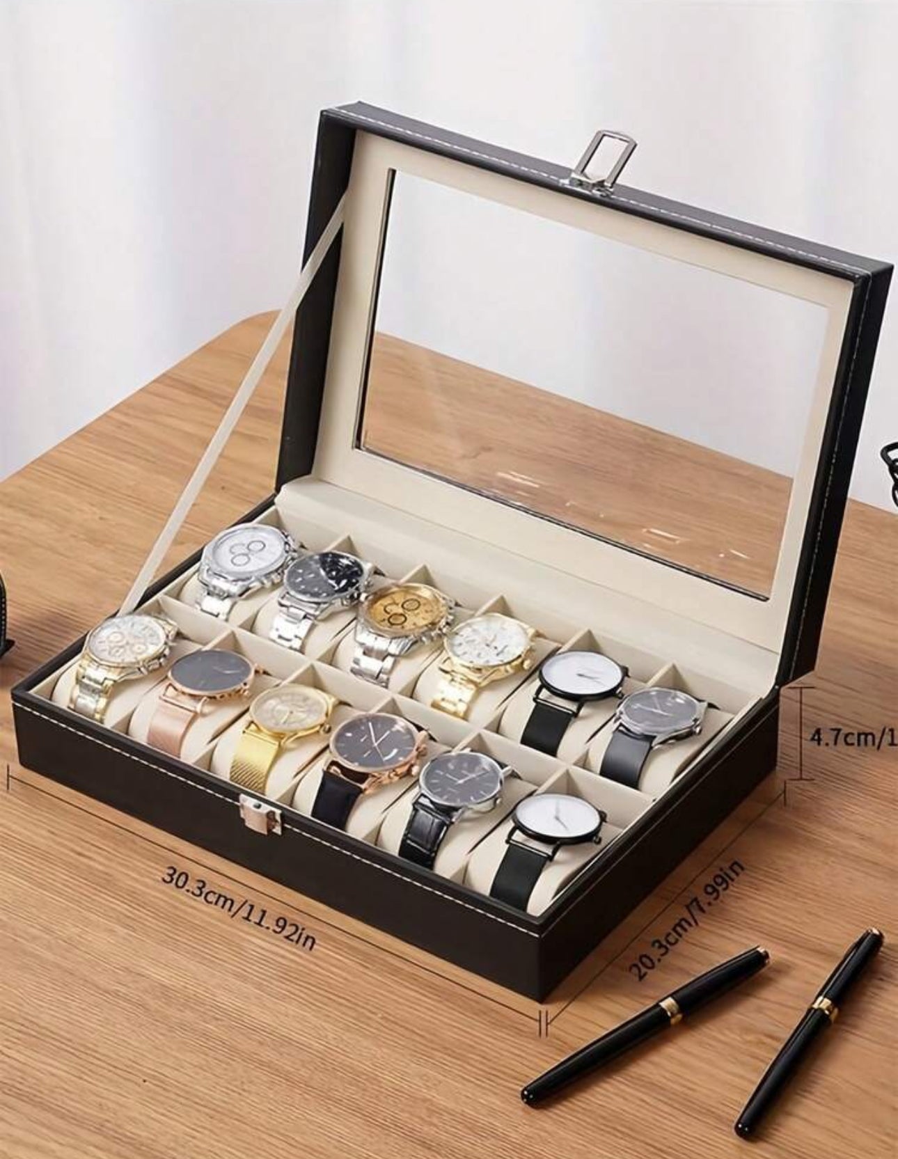 Watches box organizer 6 and 12 slots
