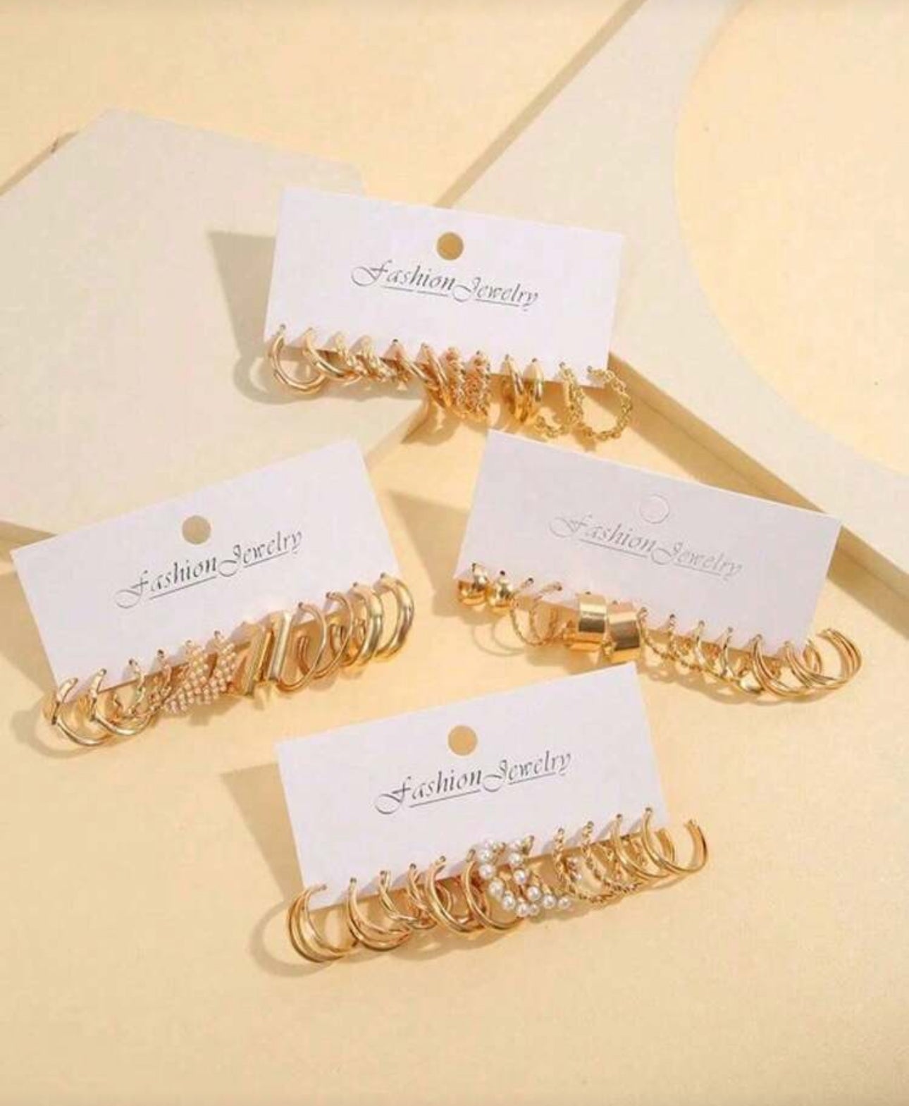 48 piece shaped earring set