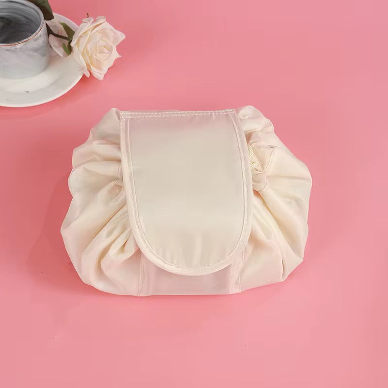 Lazy makeup bag yellow beige color only